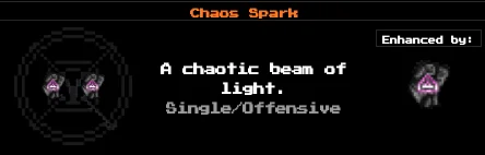 Chaos Spark Rune pattern from the official public Forgotten Stories Trello